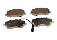 Brake pad set, disc brake QP4812 Quaro
