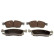 Brake pad set, disc brake QP4877 Quaro