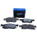 Brake pad set, disc brake QP4877C Quaro