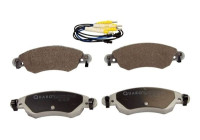 Brake pad set, disc brake QP4880 Quaro
