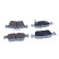 Brake pad set, disc brake QP4891 Quaro
