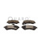 Brake pad set, disc brake QP4930C Quaro