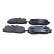 Brake pad set, disc brake QP4991C Quaro