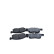 Brake pad set, disc brake QP4995C Quaro