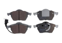 Brake pad set, disc brake QP5013 Quaro