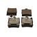 Brake pad set, disc brake QP5084C Quaro