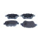 Brake pad set, disc brake QP5103 Quaro