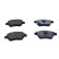 Brake pad set, disc brake QP5103C Quaro