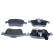 Brake pad set, disc brake QP5196 Quaro