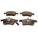 Brake pad set, disc brake QP5196C Quaro
