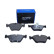 Brake pad set, disc brake QP5211C Quaro