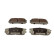 Brake pad set, disc brake QP5216 Quaro