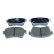 Brake pad set, disc brake QP5245 Quaro