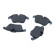 Brake pad set, disc brake QP5250 Quaro