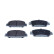 Brake pad set, disc brake QP5312 Quaro