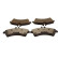 Brake pad set, disc brake QP5313C Quaro