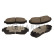 Brake pad set, disc brake QP5317C Quaro
