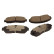 Brake pad set, disc brake QP5317C Quaro