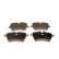 Brake pad set, disc brake QP5329 Quaro