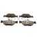 Brake pad set, disc brake QP5332C Quaro