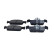 Brake pad set, disc brake QP5343C Quaro