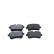 Brake pad set, disc brake QP5380C Quaro