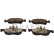 Brake pad set, disc brake QP5442C Quaro