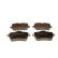 Brake pad set, disc brake QP5555 Quaro