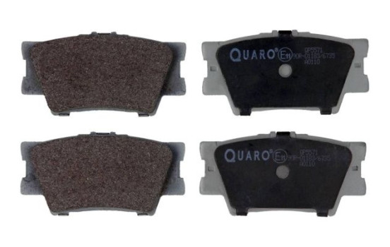 Brake pad set, disc brake QP5571 Quaro