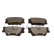 Brake pad set, disc brake QP5571C Quaro