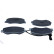 Brake pad set, disc brake QP5593 Quaro