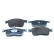 Brake pad set, disc brake QP5721 Quaro