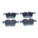 Brake pad set, disc brake QP5781 Quaro