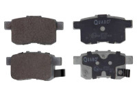 Brake pad set, disc brake QP5782 Quaro