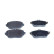 Brake pad set, disc brake QP5796 Quaro