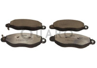 Brake pad set, disc brake QP5846C Quaro