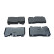 Brake pad set, disc brake QP5856C Quaro