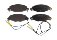 Brake pad set, disc brake QP5885 Quaro