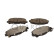 Brake pad set, disc brake QP5916C Quaro