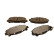 Brake pad set, disc brake QP5916C Quaro
