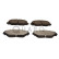 Brake pad set, disc brake QP5928C Quaro
