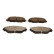 Brake pad set, disc brake QP5928C Quaro
