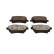 Brake pad set, disc brake QP5999C Quaro
