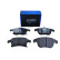 Brake pad set, disc brake QP6007C Quaro