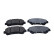 Brake pad set, disc brake QP6009C Quaro