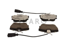 Brake pad set, disc brake QP6081C Quaro