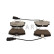 Brake pad set, disc brake QP6081C Quaro