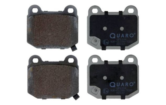 Brake pad set, disc brake QP6104 Quaro