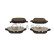 Brake pad set, disc brake QP6115C Quaro