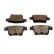 Brake pad set, disc brake QP6121C Quaro
